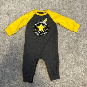 3/$20 CONVERSE size 6 months baby boy one piece